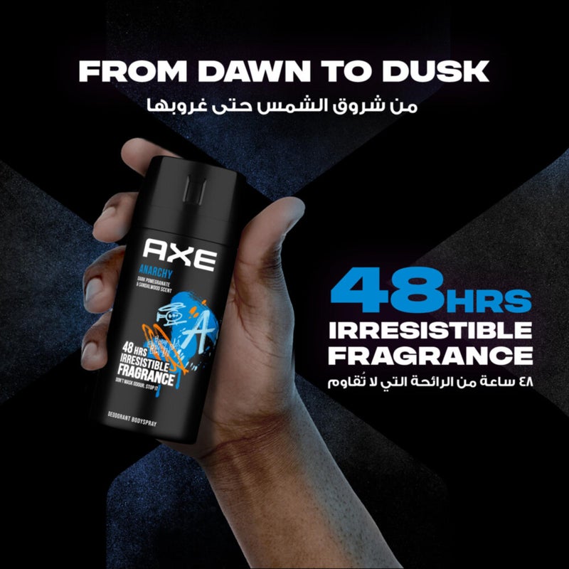 AXE AERO ANARCHY SPOFF 4X3X120ML - Image 2